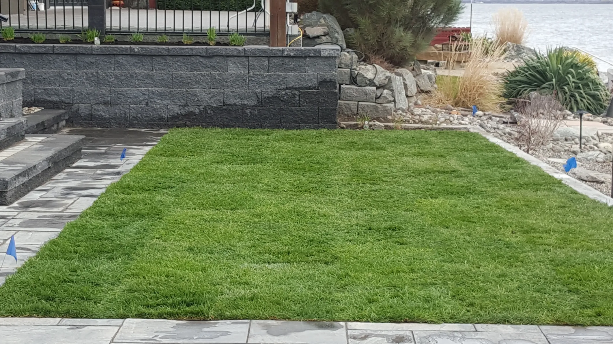 Artificial turf installation in Osoyoos and Oliver BC