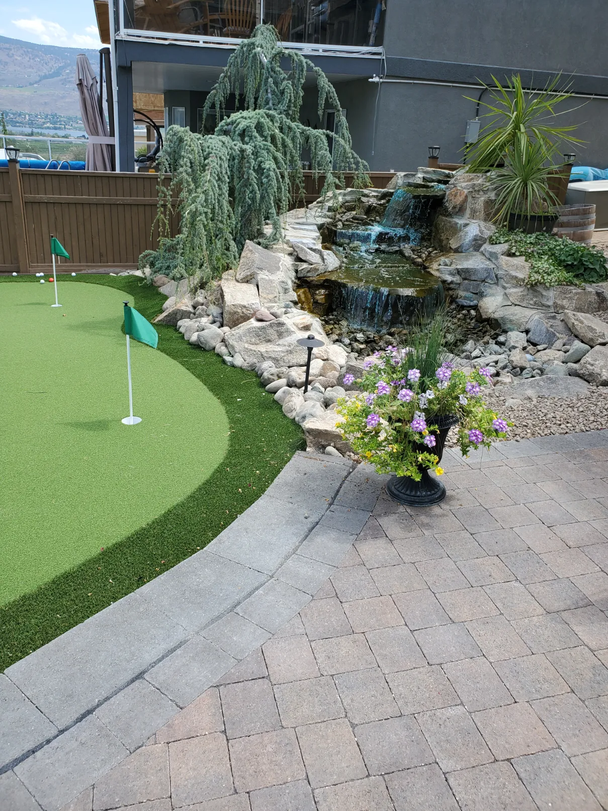 Artificial turf installation in Osoyoos and Oliver BC