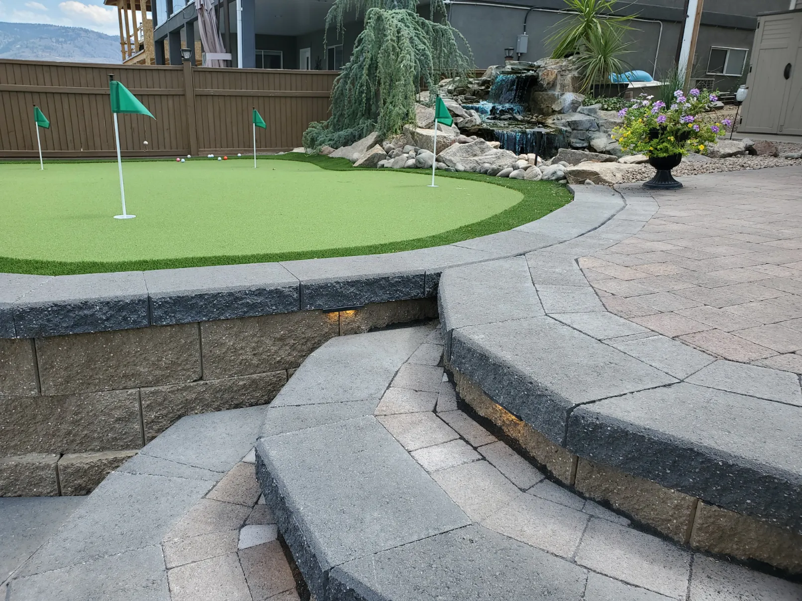 Artificial turf installation in Osoyoos and Oliver BC