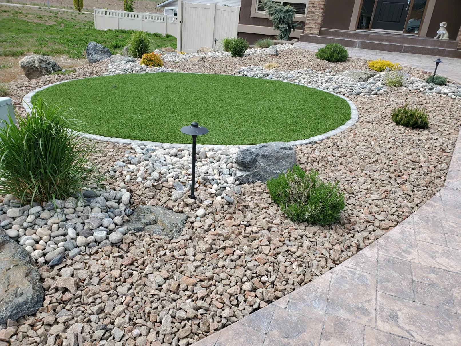 Artificial turf installation in Osoyoos and Oliver BC