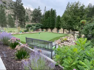 Artificial turf installation in Osoyoos and Oliver BC