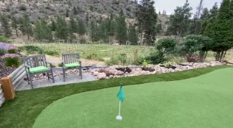 Artificial turf installation in Osoyoos and Oliver BC