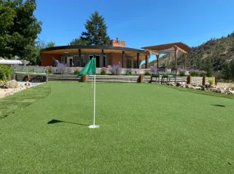 Artificial turf installation in Osoyoos and Oliver BC