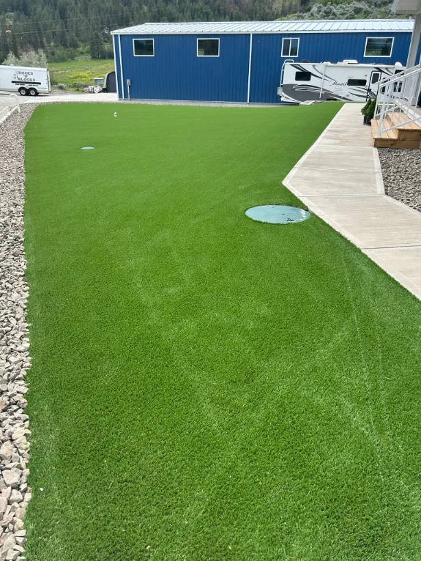Artificial turf installation in Osoyoos and Oliver BC