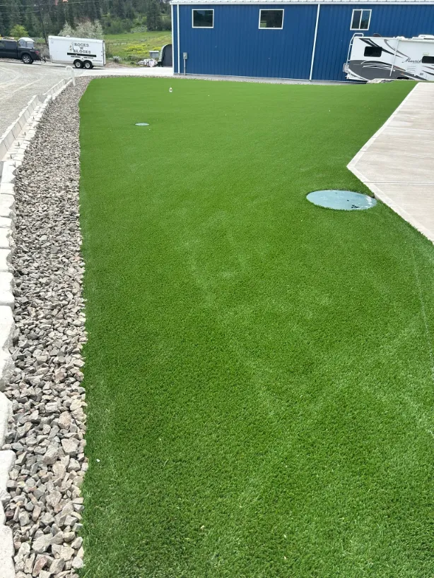 Artificial turf installation in Osoyoos and Oliver BC