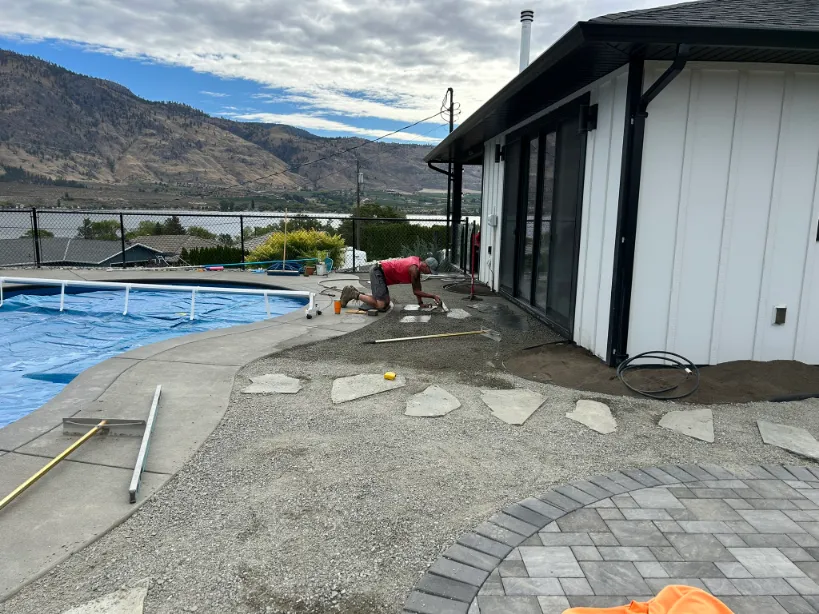 Artificial turf installation in Osoyoos and Oliver BC