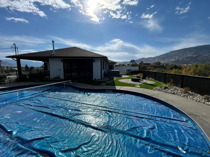 Artificial turf installation in Osoyoos and Oliver BC