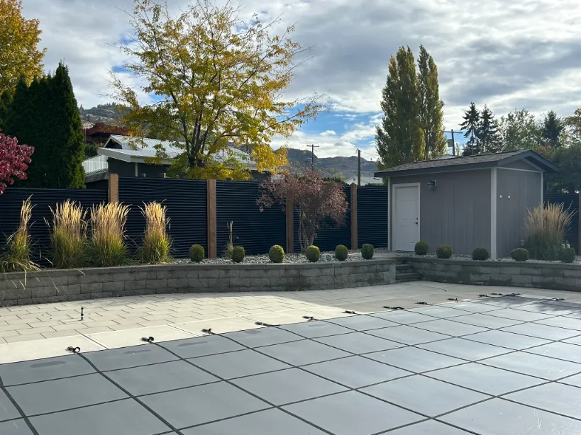 Artificial turf installation in Osoyoos and Oliver BC