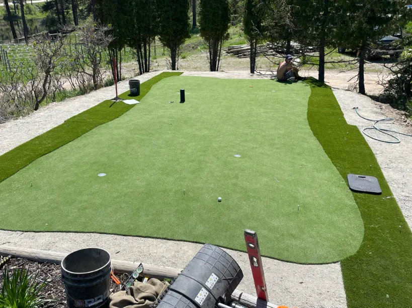 Artificial turf installation in Osoyoos and Oliver BC