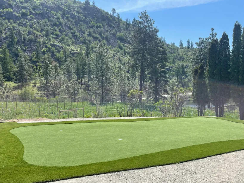 Artificial turf installation in Osoyoos and Oliver BC