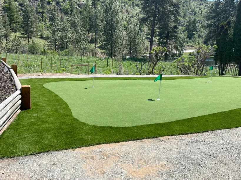 Artificial turf installation in Osoyoos and Oliver BC