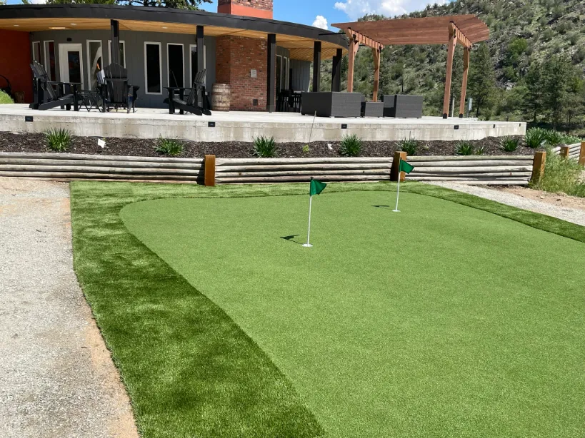Artificial turf installation in Osoyoos and Oliver BC