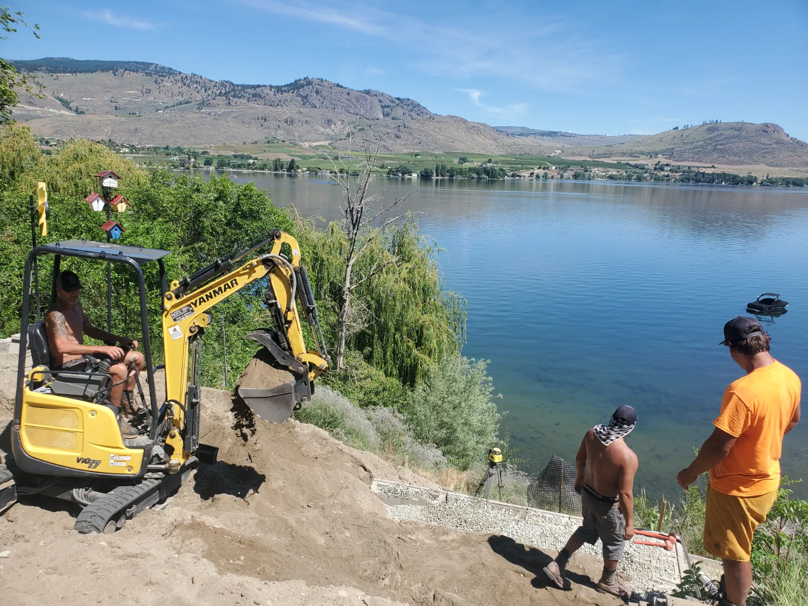 Irrigation system in Osoyoos and Oliver BC