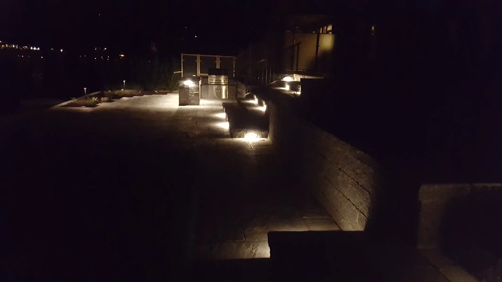 Landscape lighting in Osoyoos and Oliver BC