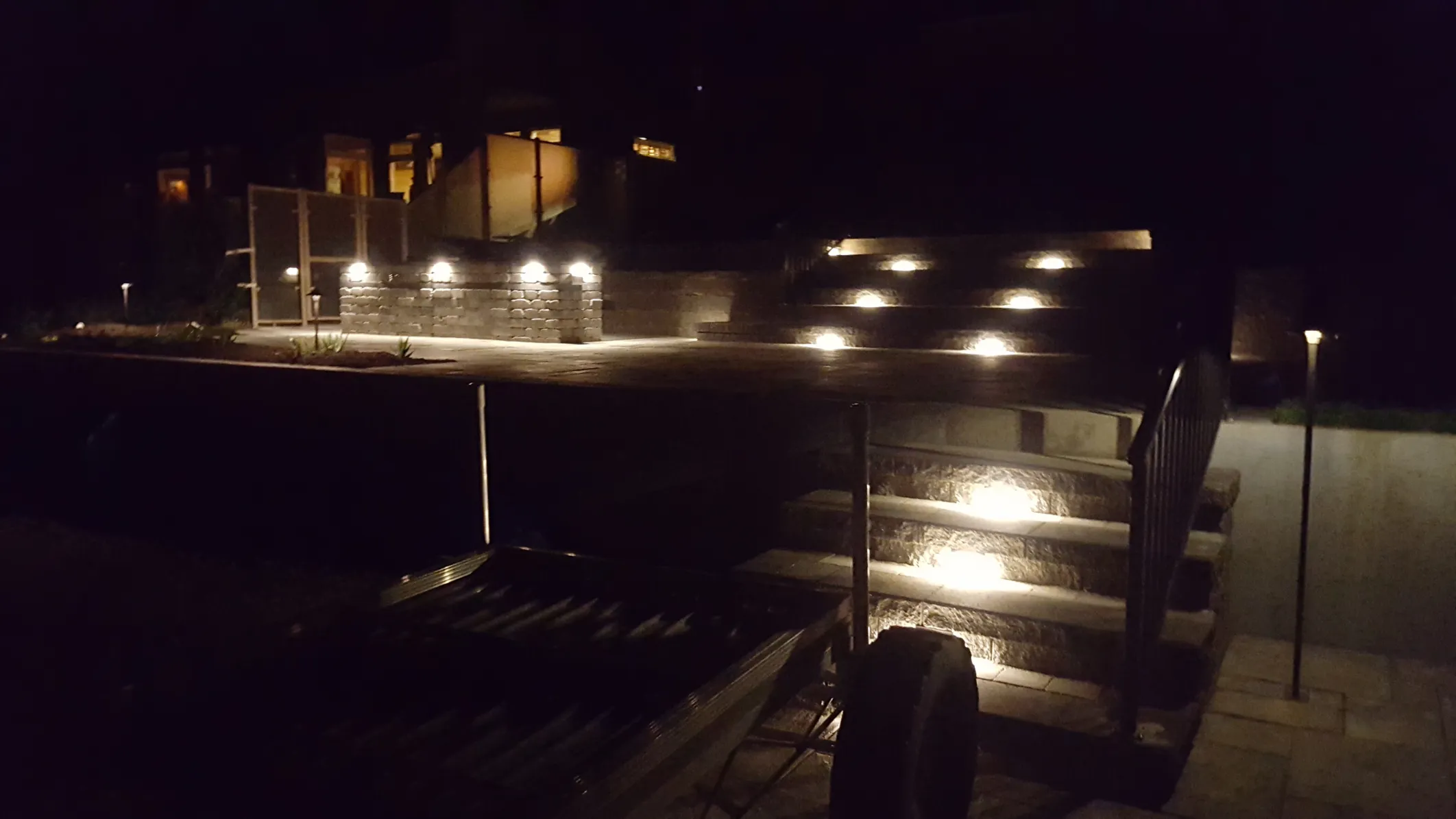 Landscape lighting in Osoyoos and Oliver BC