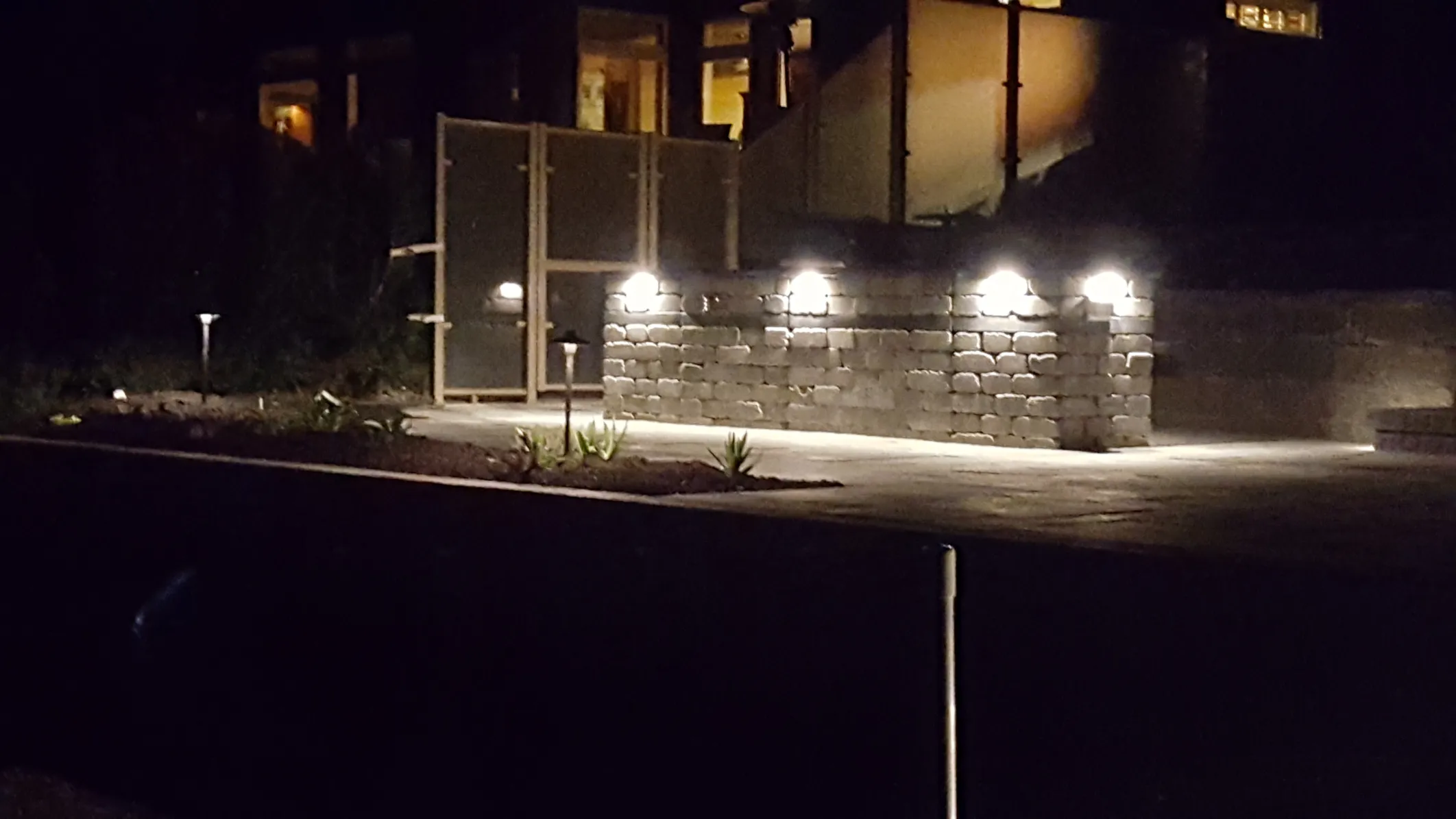 Landscape lighting in Osoyoos and Oliver BC