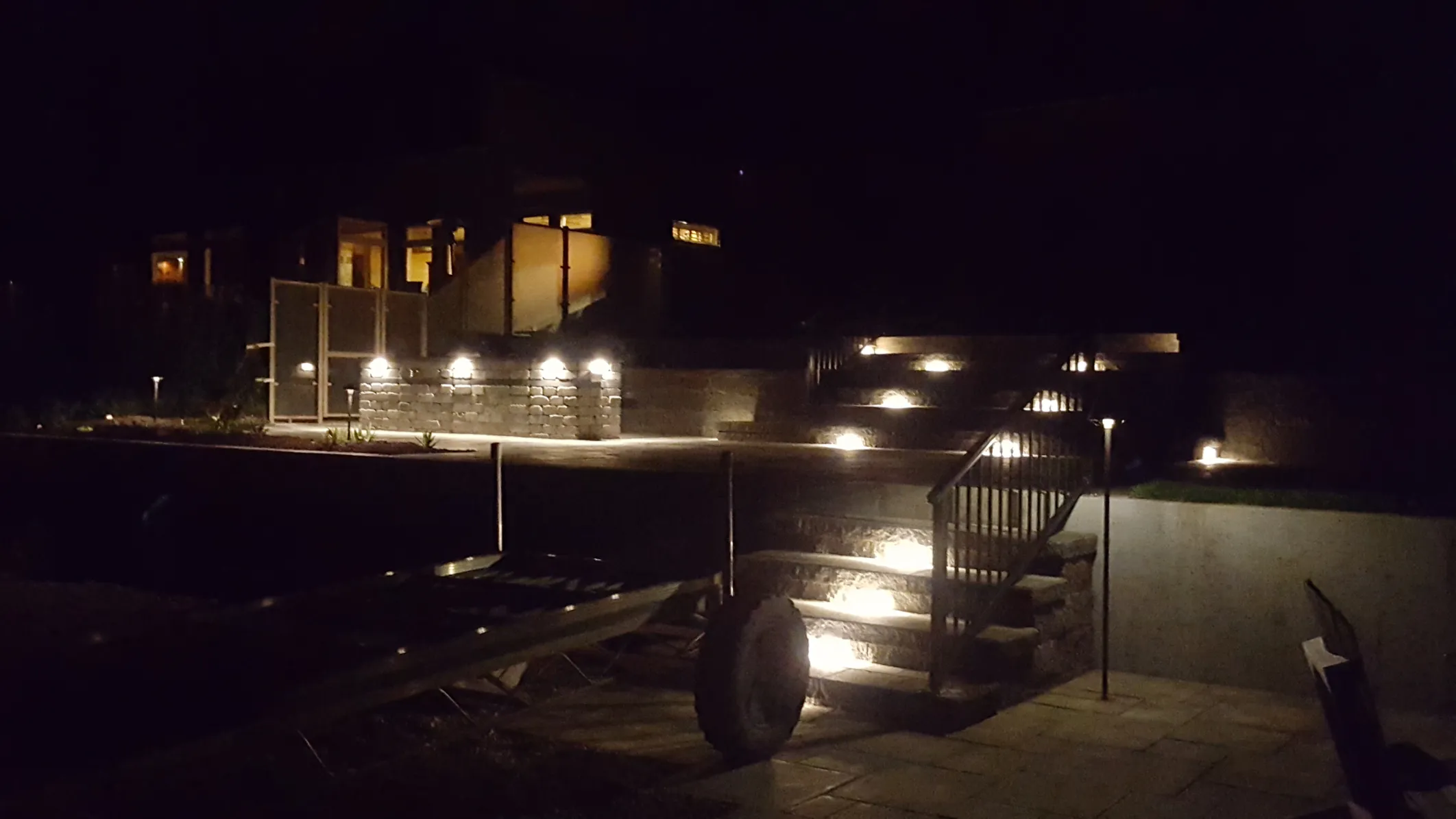 Landscape lighting in Osoyoos and Oliver BC