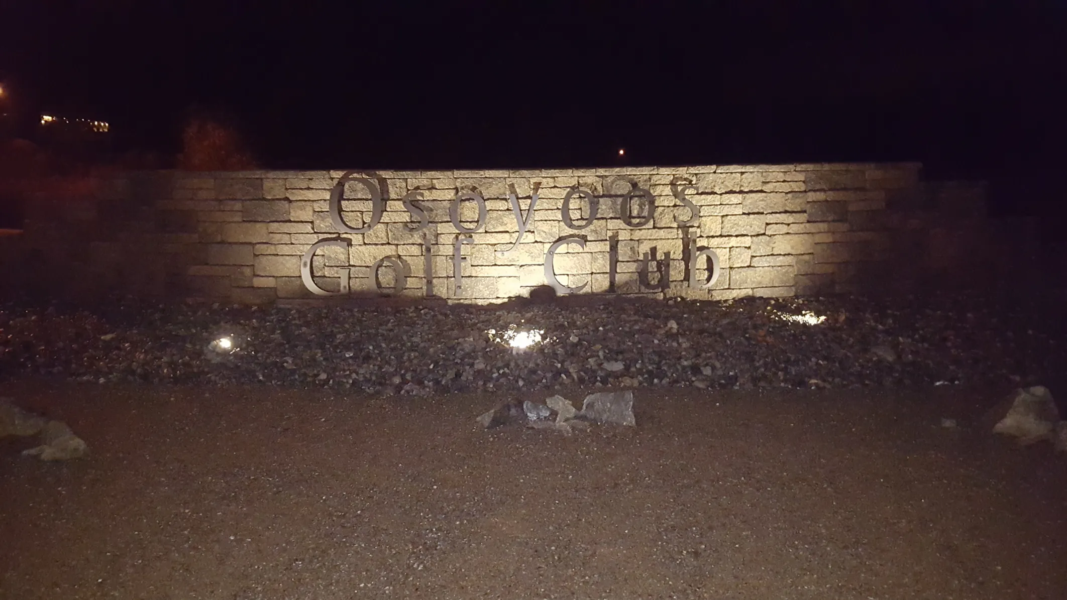 Landscape lighting in Osoyoos and Oliver BC