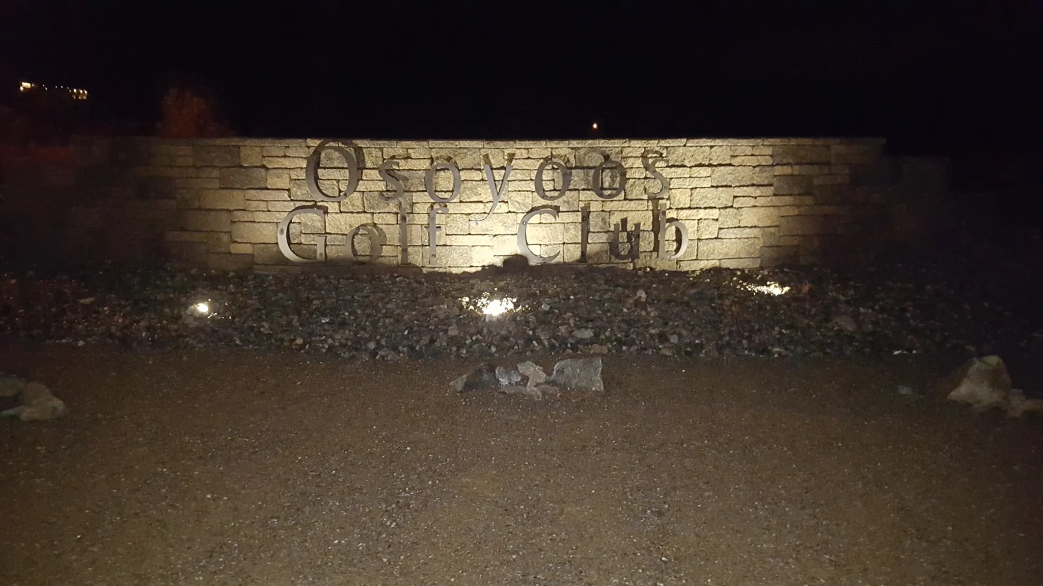 Landscape lighting in Osoyoos and Oliver BC