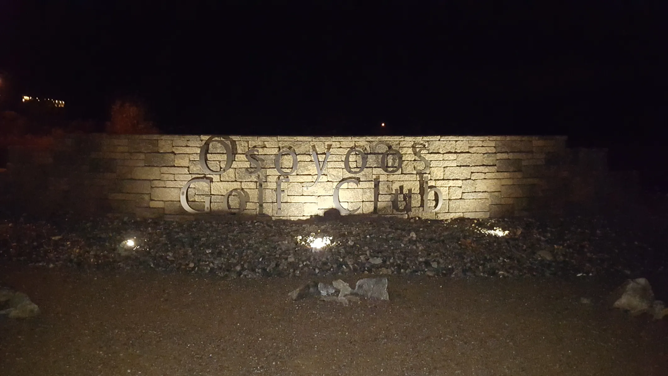 Landscape lighting in Osoyoos and Oliver BC