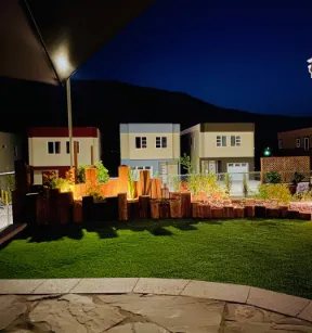Landscape lighting in Osoyoos and Oliver BC
