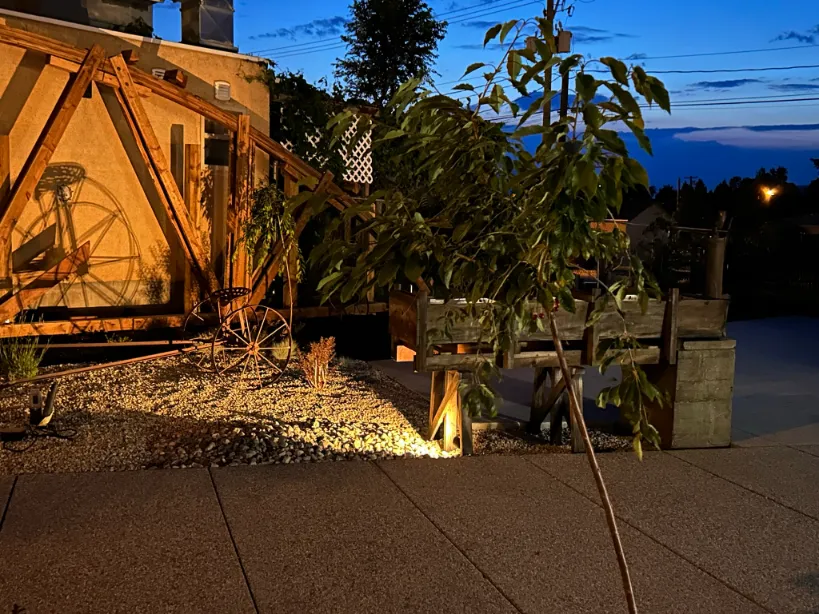 Landscape lighting in Osoyoos and Oliver BC