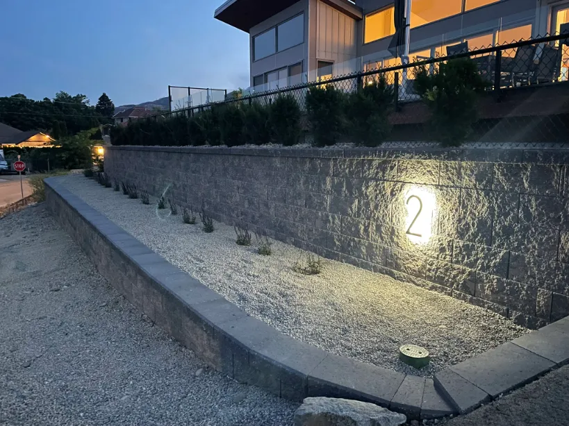 Landscape lighting in Osoyoos and Oliver BC
