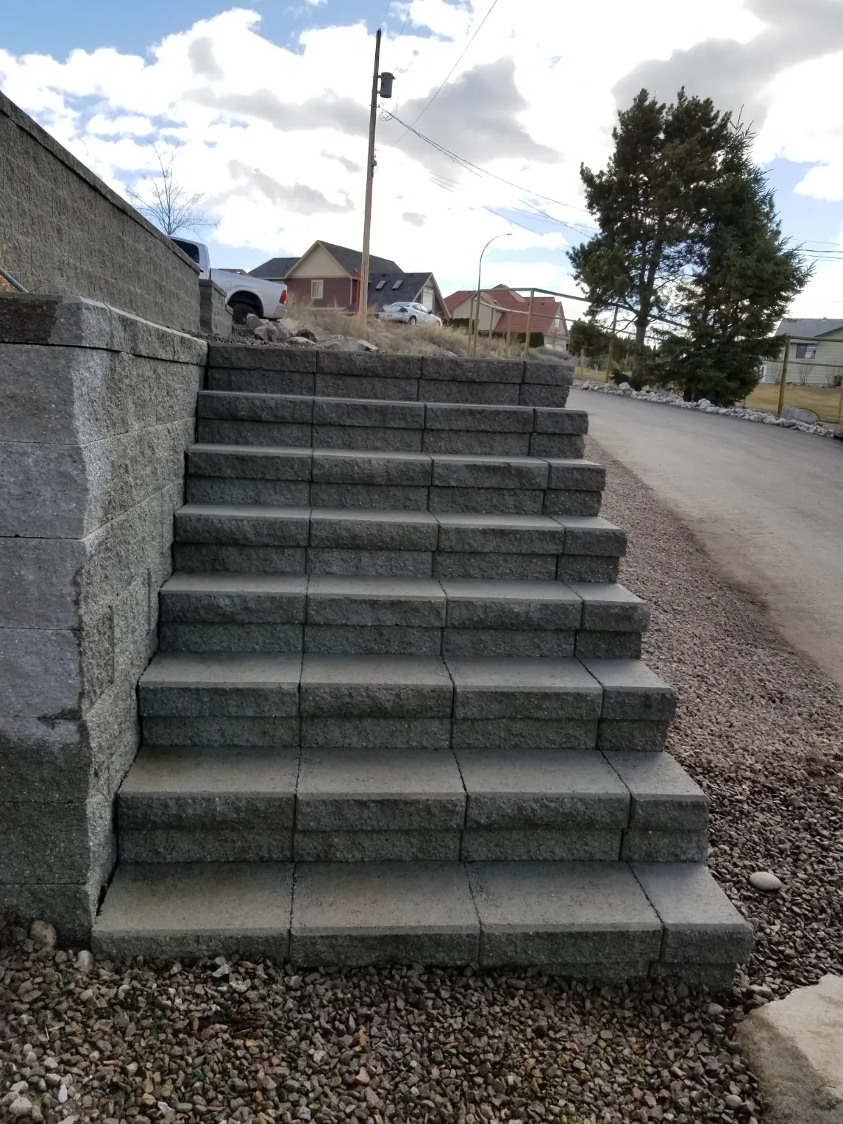 Landscape stairway in Osoyoos and Oliver BC