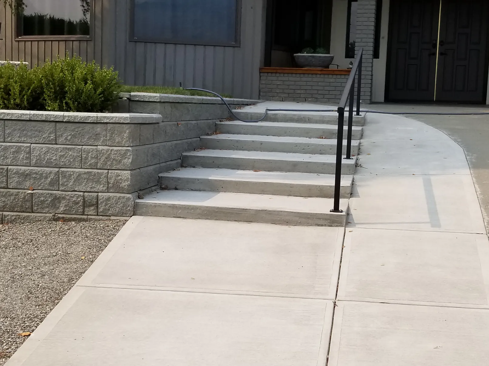 Landscape stairway in Osoyoos and Oliver BC