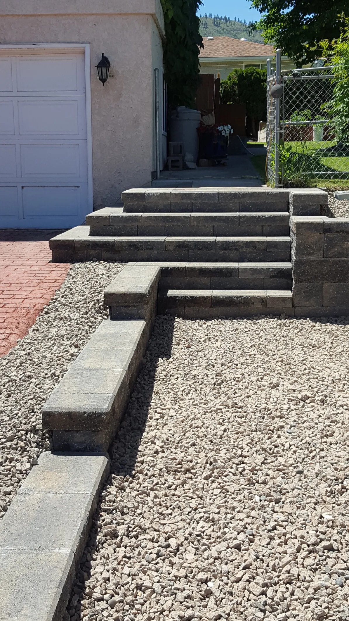 Landscape stairway in Osoyoos and Oliver BC