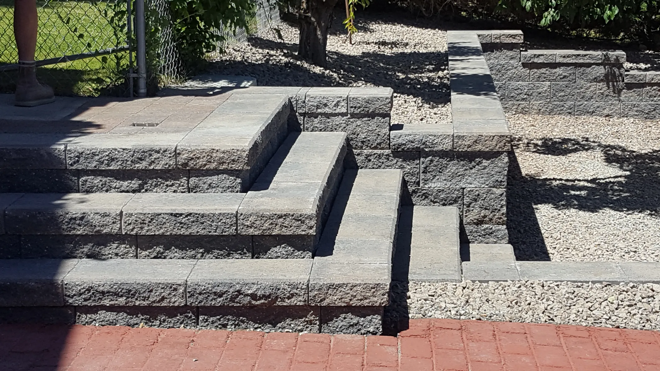 Landscape stairway in Osoyoos and Oliver BC