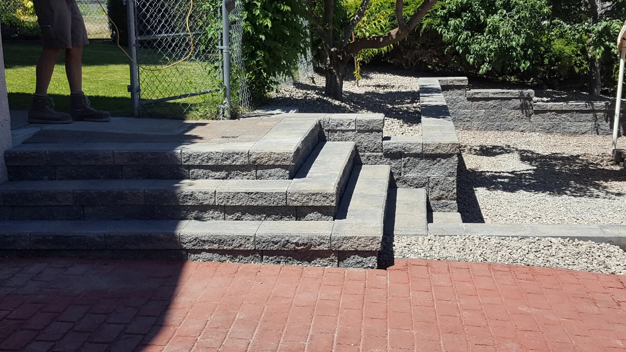 Landscape stairway in Osoyoos and Oliver BC