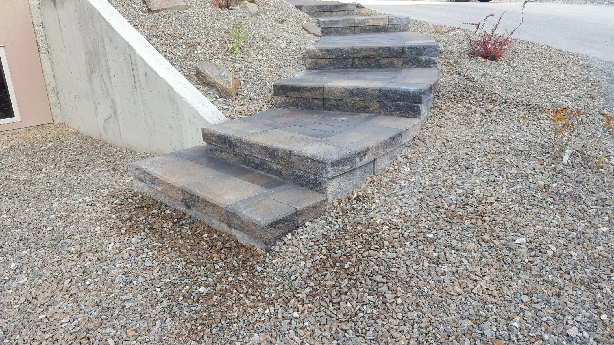 Landscape stairway in Osoyoos and Oliver BC