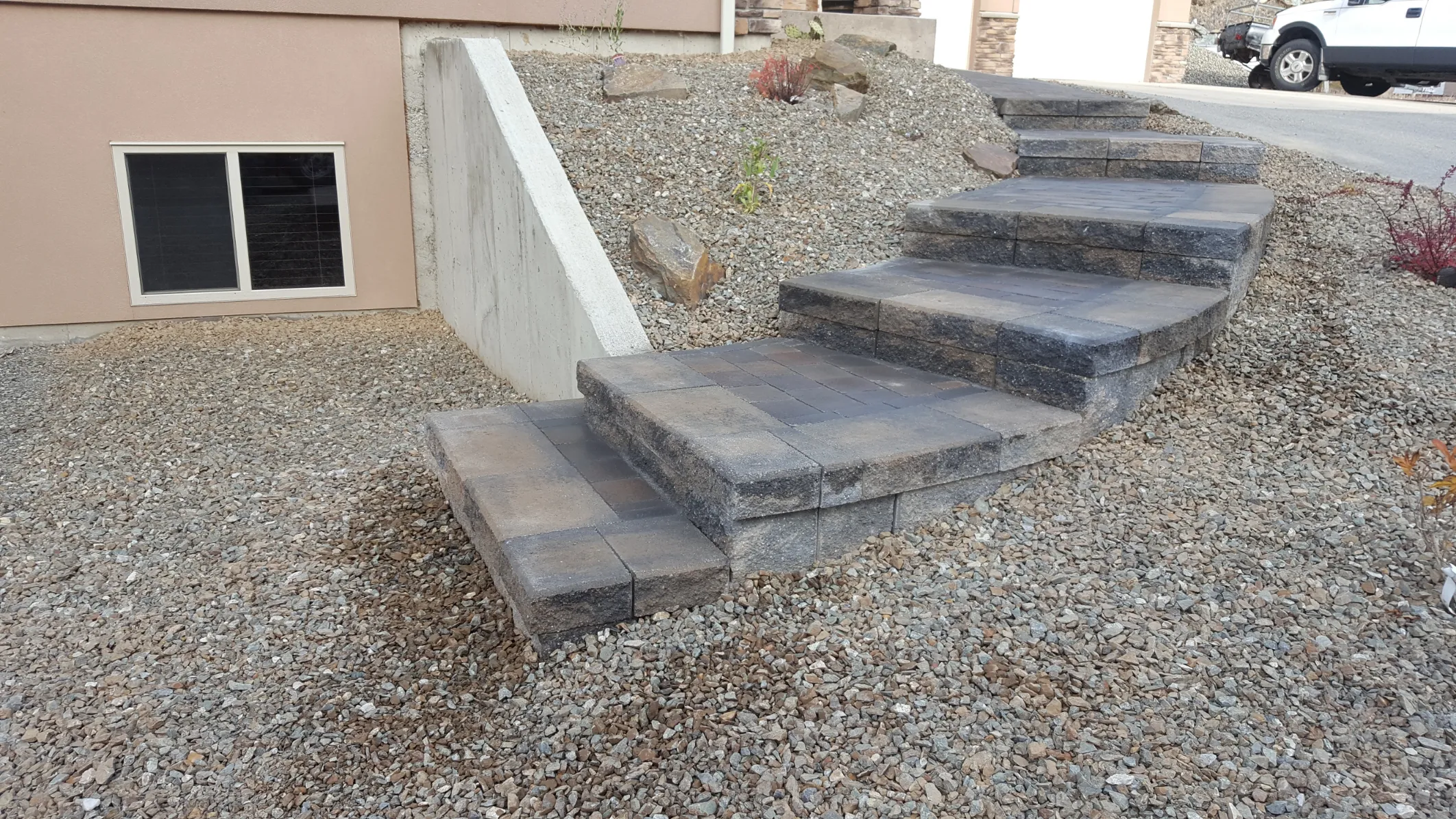 Landscape stairway in Osoyoos and Oliver BC