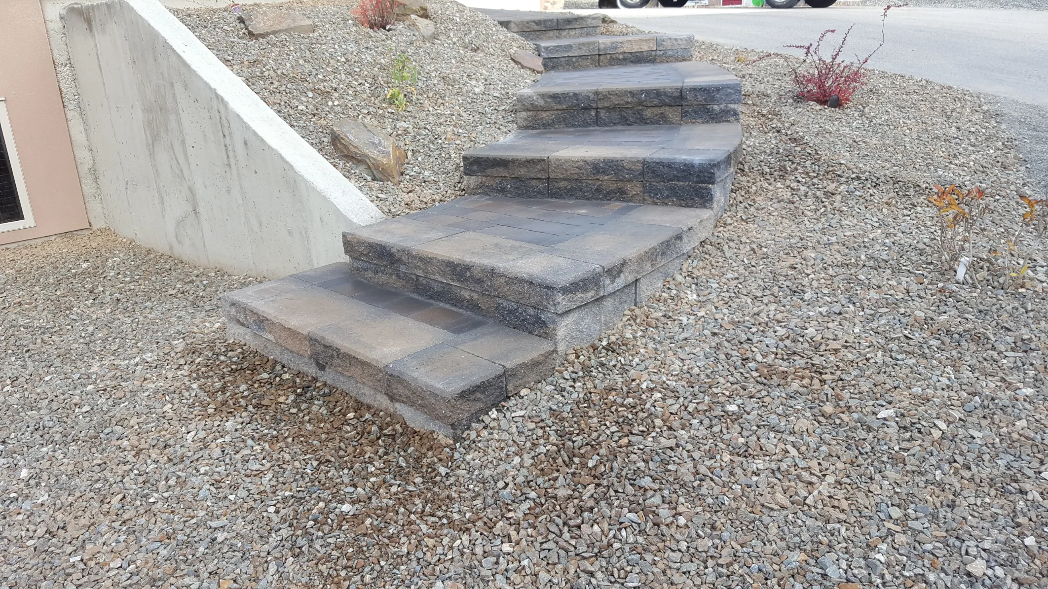 Landscape stairway in Osoyoos and Oliver BC