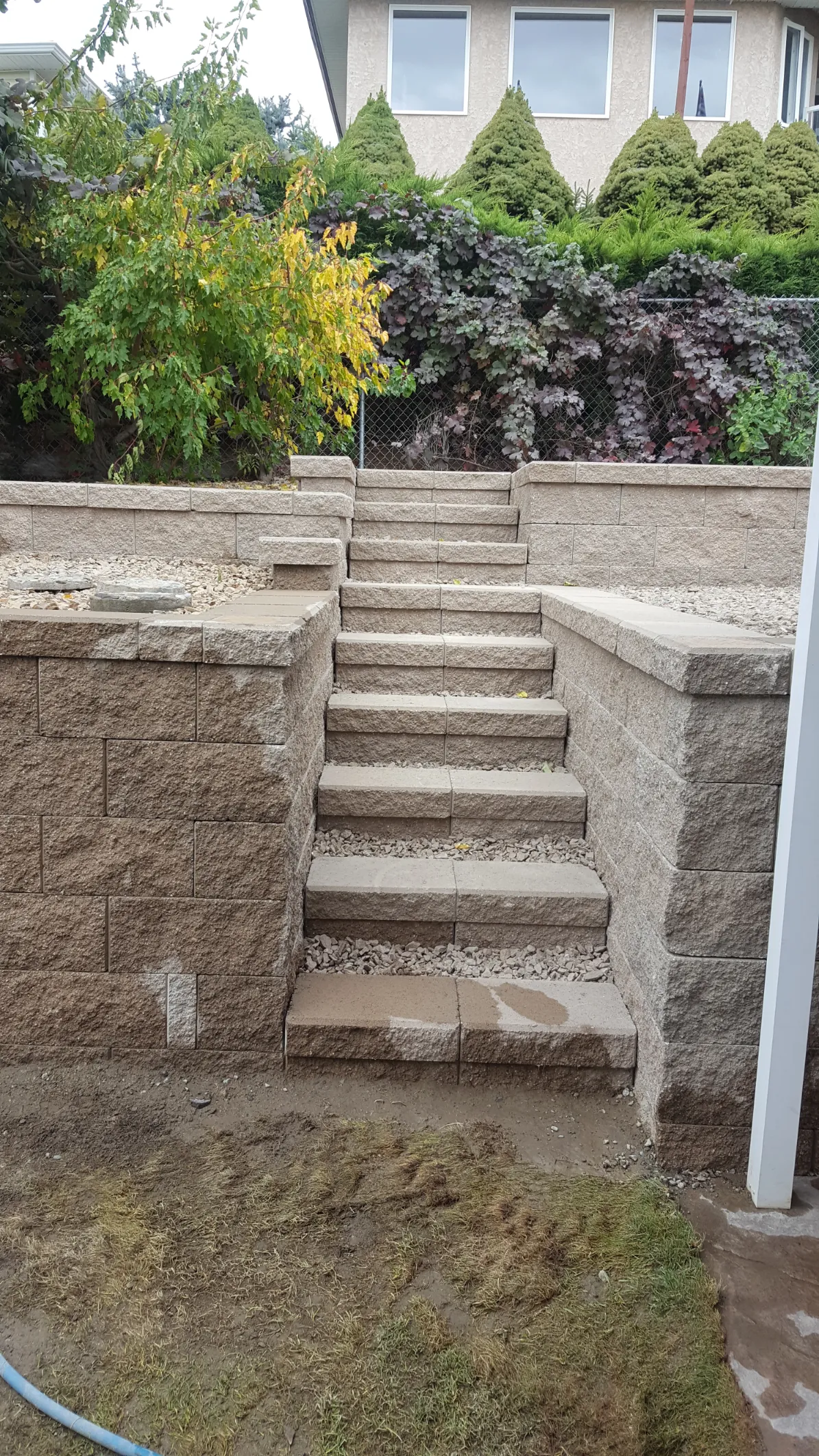 Landscape stairway in Osoyoos and Oliver BC