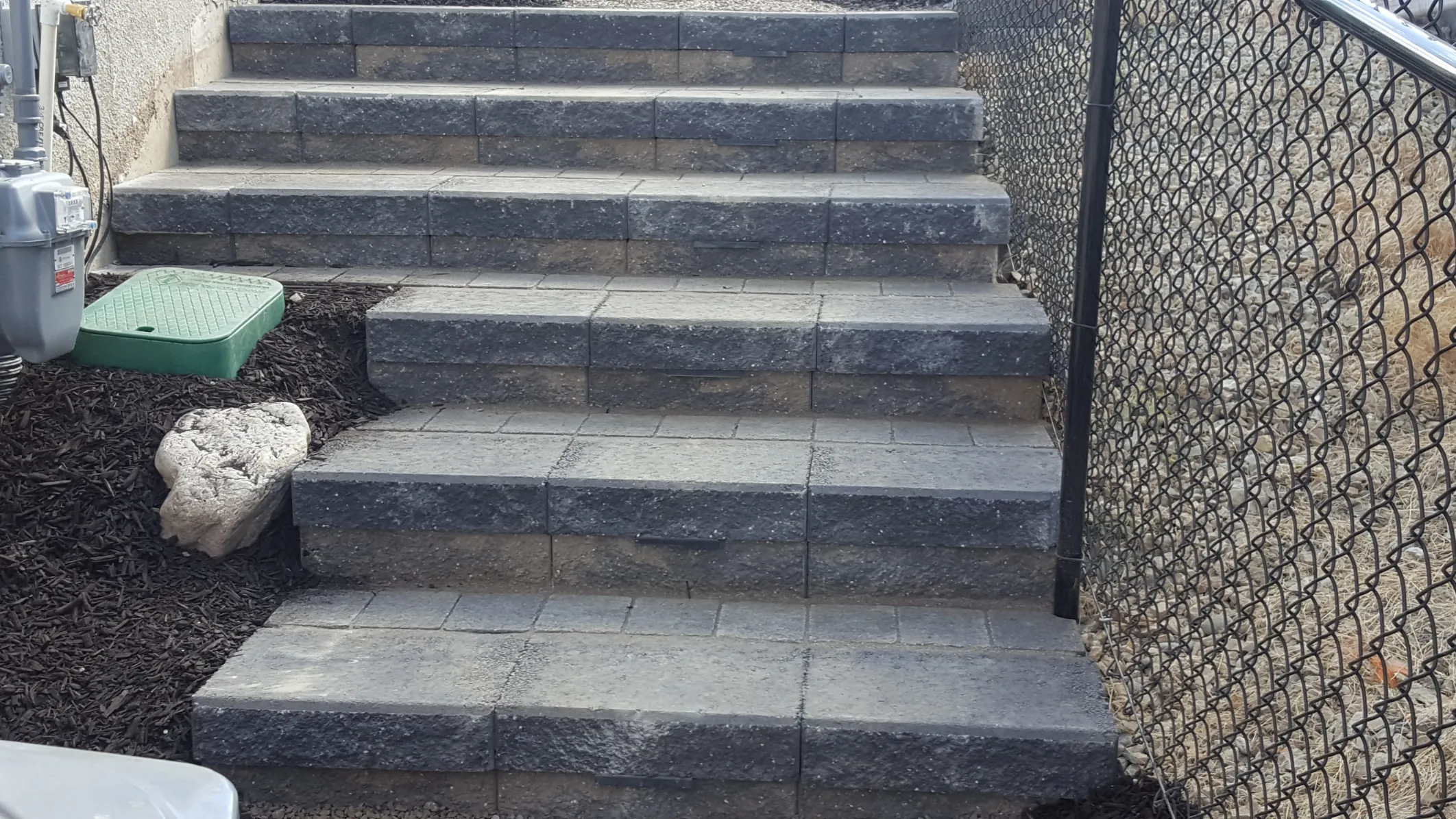 Landscape stairway in Osoyoos and Oliver BC