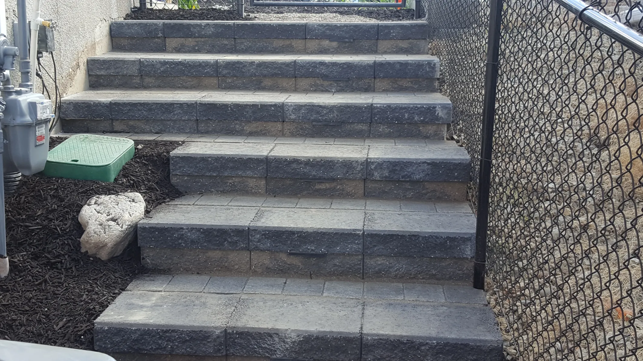 Landscape stairway in Osoyoos and Oliver BC