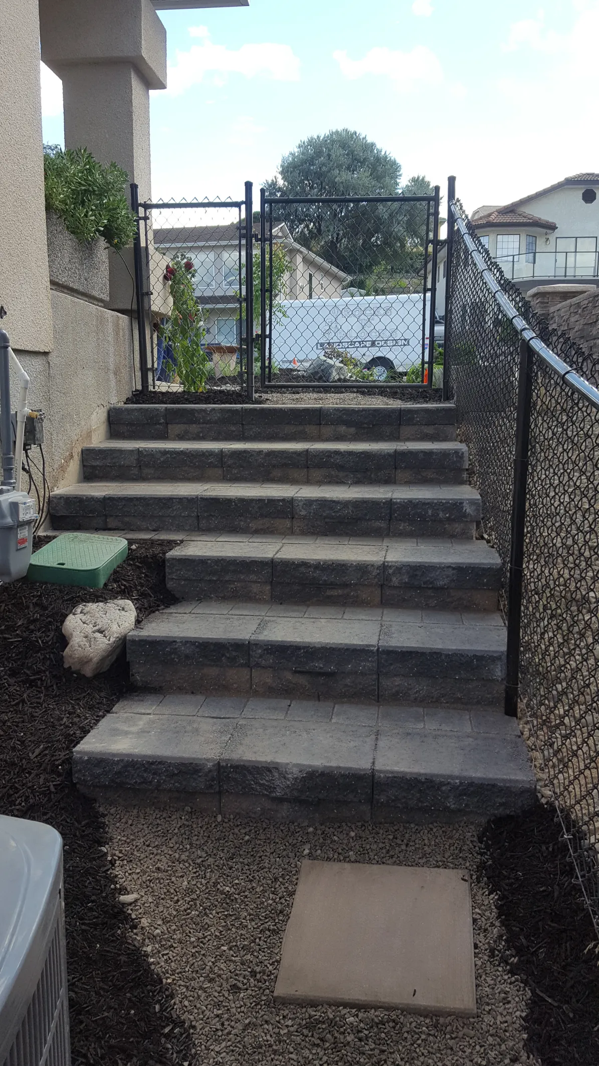 Landscape stairway in Osoyoos and Oliver BC