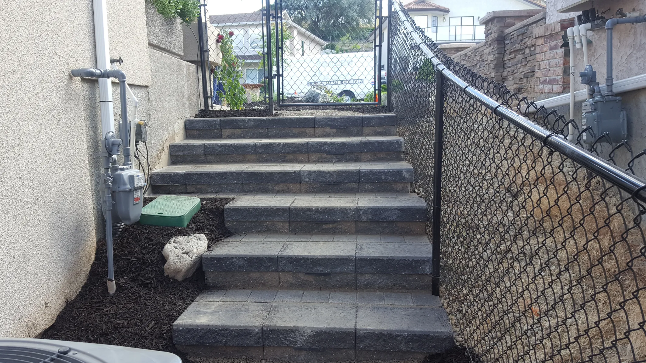 Landscape stairway in Osoyoos and Oliver BC