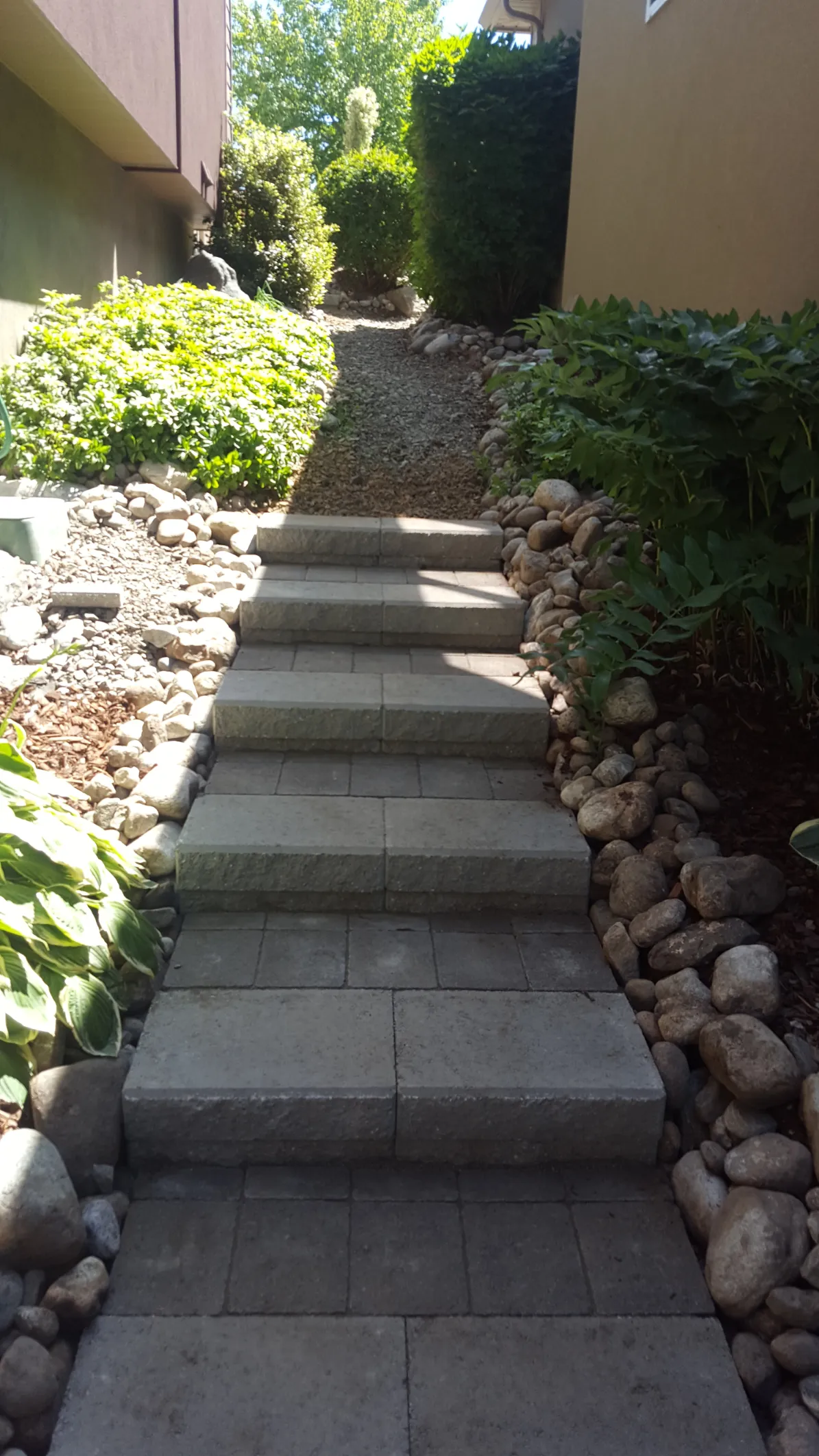 Landscape stairway in Osoyoos and Oliver BC