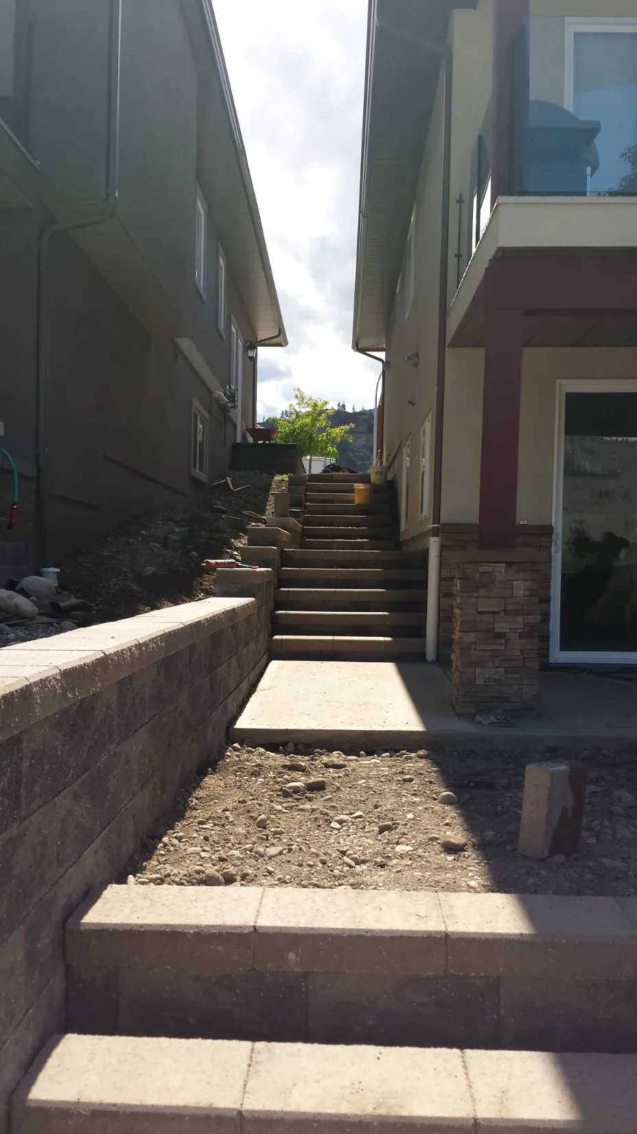 Landscape stairway in Osoyoos and Oliver BC