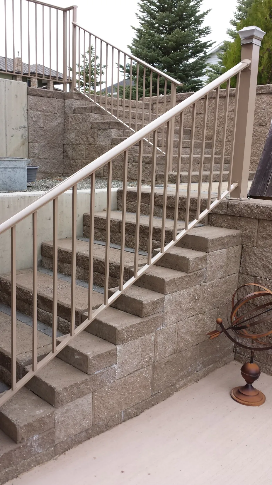 Landscape stairway in Osoyoos and Oliver BC