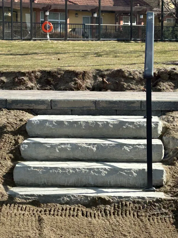 Landscape stairway in Osoyoos and Oliver BC