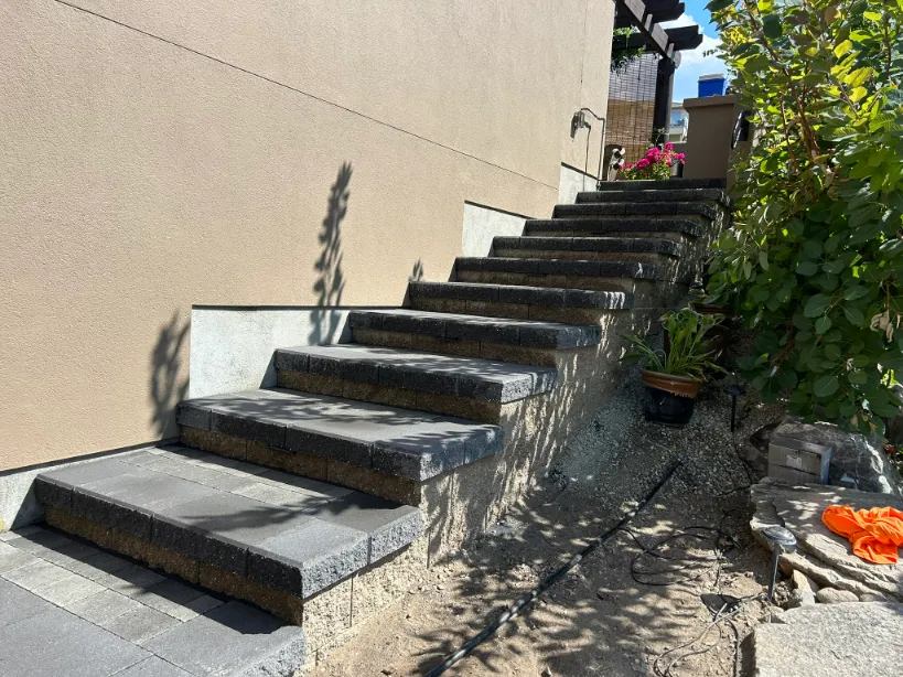 Landscape stairway in Osoyoos and Oliver BC