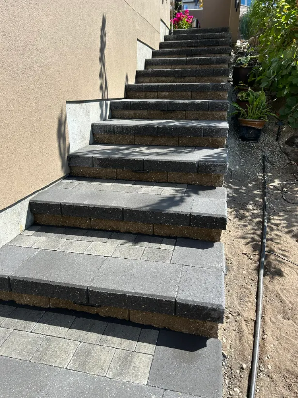 Landscape stairway in Osoyoos and Oliver BC