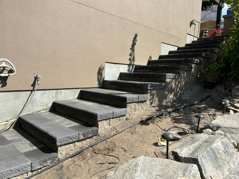 Landscape stairway in Osoyoos and Oliver BC