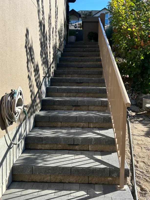 Landscape stairway in Osoyoos and Oliver BC