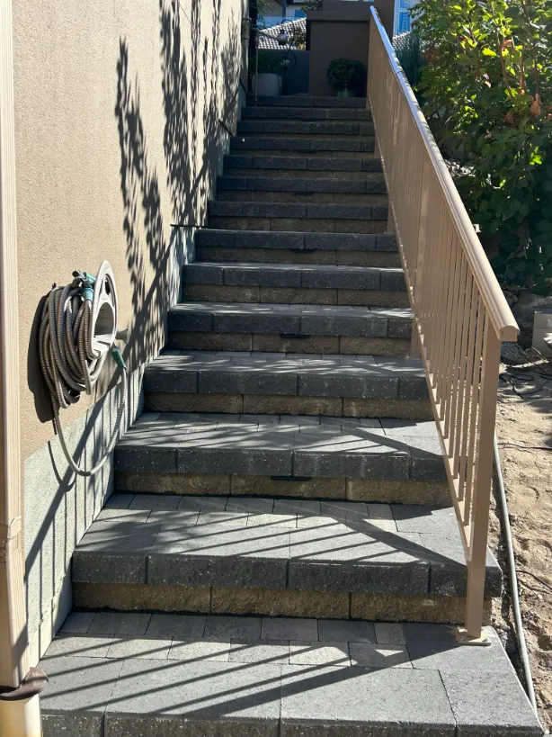 Landscape stairway in Osoyoos and Oliver BC