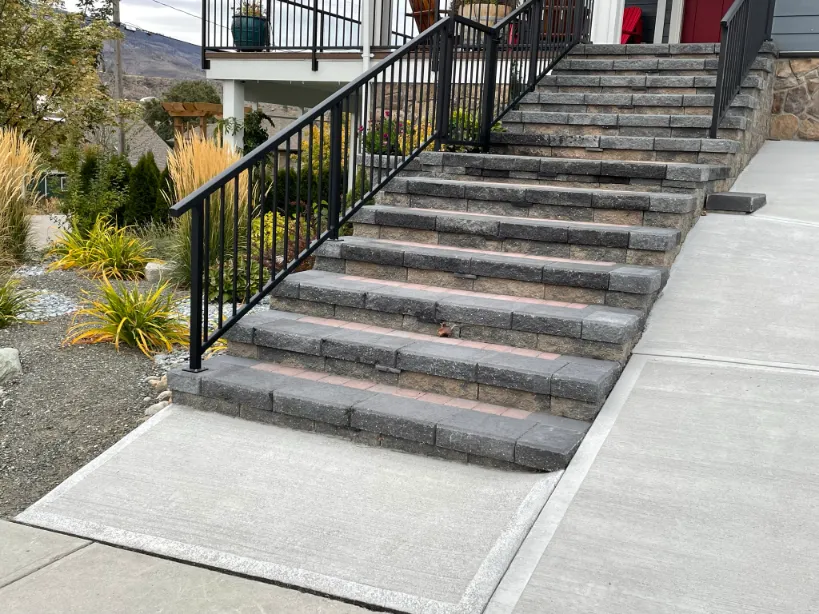 Landscape stairway in Osoyoos and Oliver BC